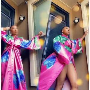 Kimono with beautiful vibrant colors